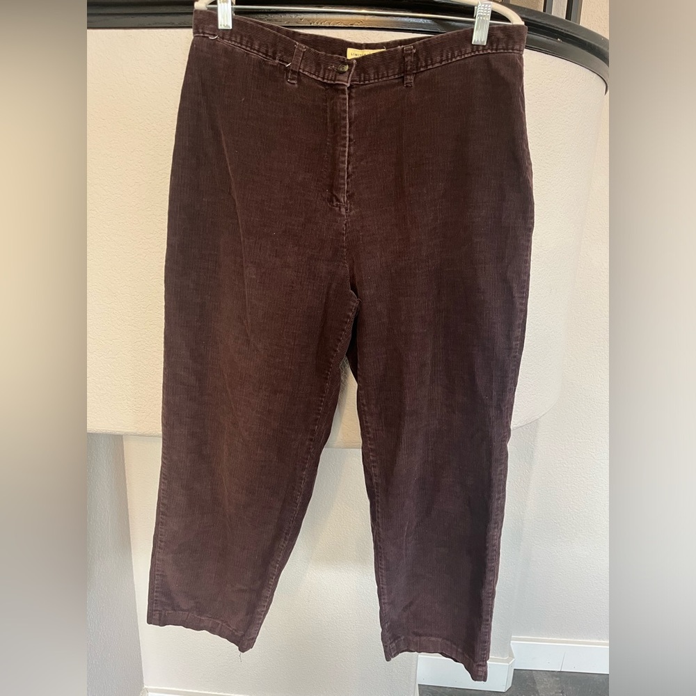 Brown corduroy pants